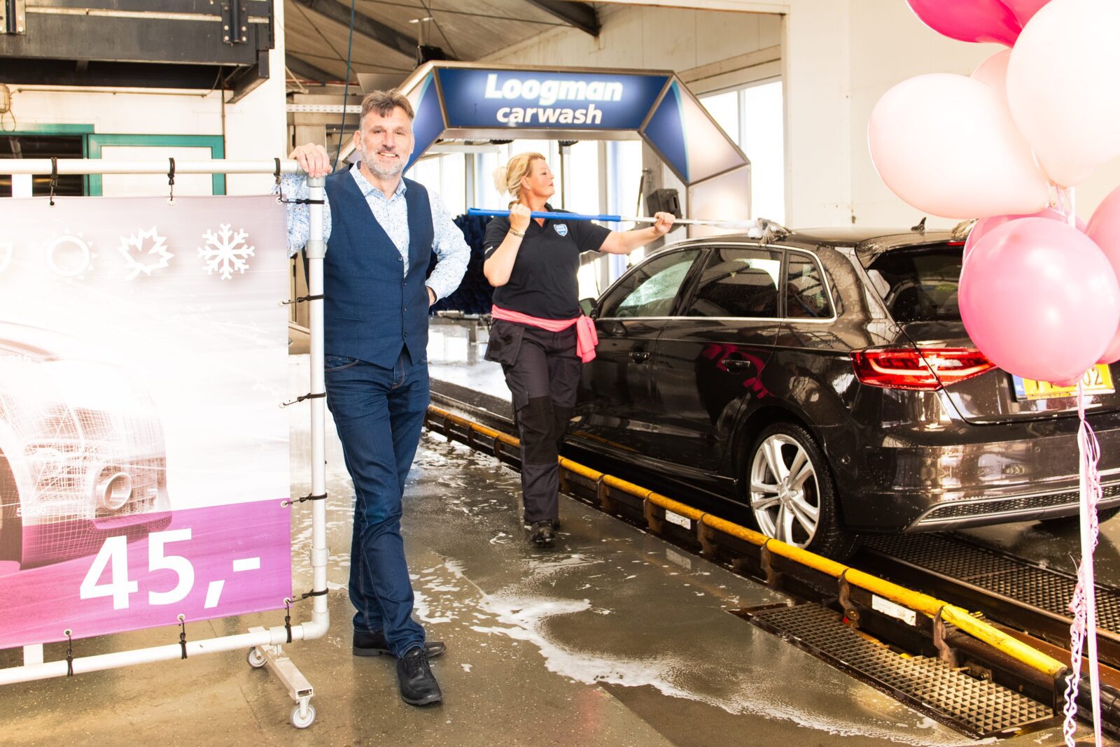 Loogman aster wasstraat carwash