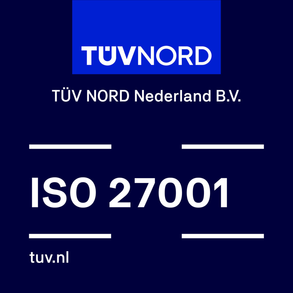 Logo dat laat zien dat wij voldoen aan de ISO 27001