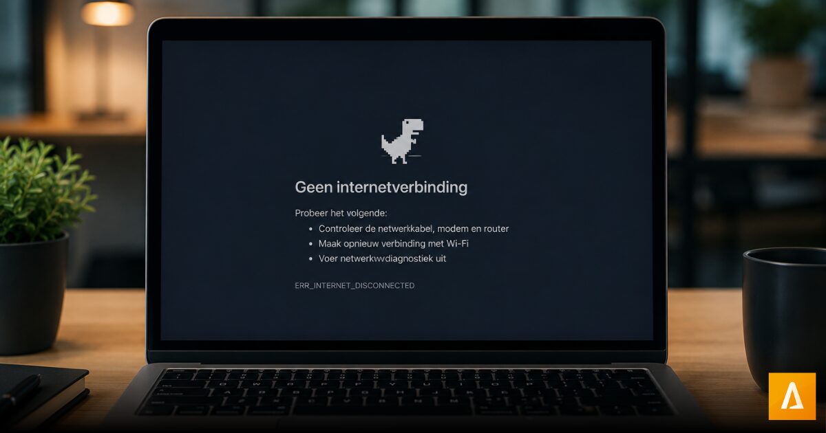 Geen internetverbinding door het missen van een IT-partij